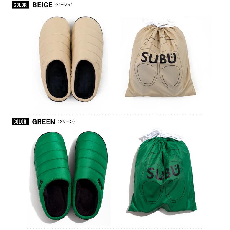 SUBU スブ サンダル SANDAL スリッポン 秋冬のサンダル ダウン風 SUBU スブ サンダル SANDAL スリッポン 秋冬のサンダル ダウン風