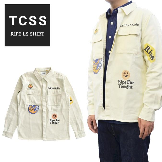 TCSS ティーシーエスエス シャツ RIPE L/S SHIRT ワークシャツ シャツジャケット 長袖 LS1824 在庫一掃 ...