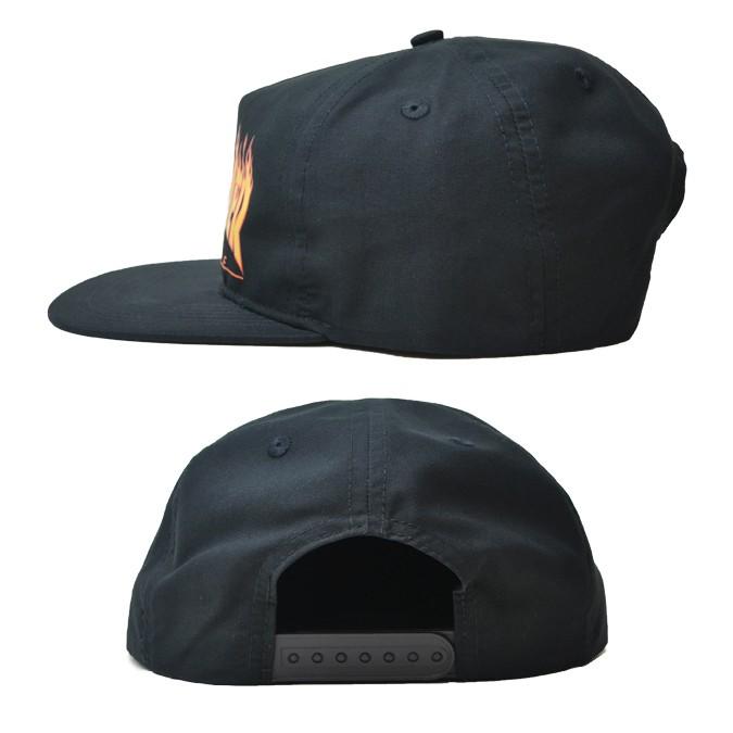 THRASHER スラッシャー FLAME LOGO SNAPBACK CAP キャップ 5パネルキャップ スナップバックキャップ 帽子 バーゲン｜buddy-stl｜02