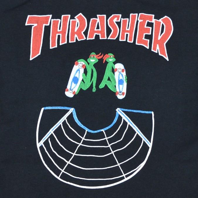 THRASHER スラッシャー DOUBLES L/S TEE T-SHIRT Tシャツ 長袖 ロンT 単品購入の場合はネコポス便発送 バーゲン｜buddy-stl｜03