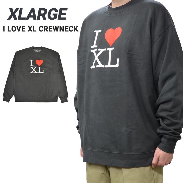 XLARGE（エクストラ ラージ） トレーナー I LOVE XL CREWNECK SWEAT 