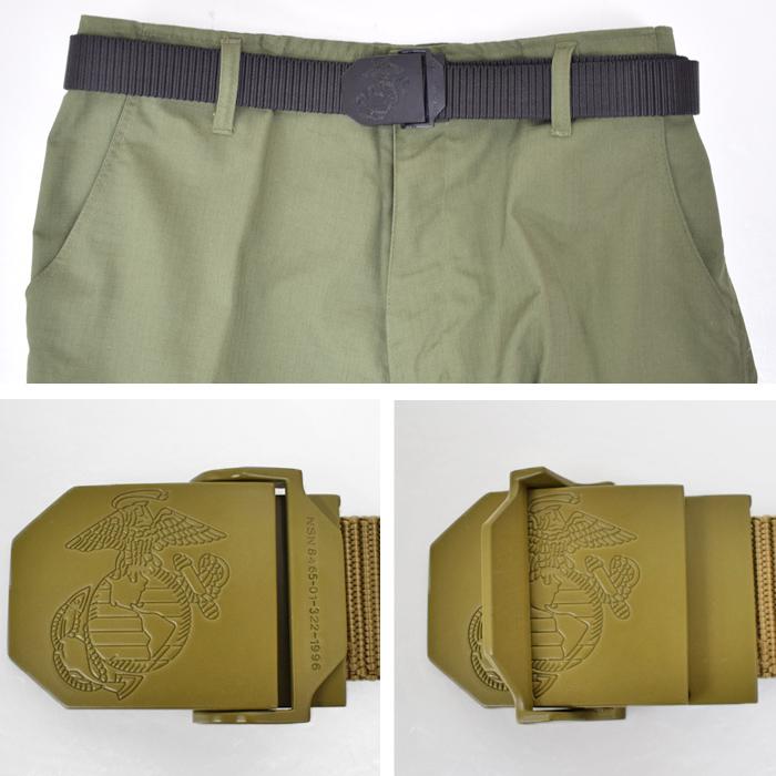 USタイプ USMC ロゴ入り ユーティリティベルト ミリタリーベルト