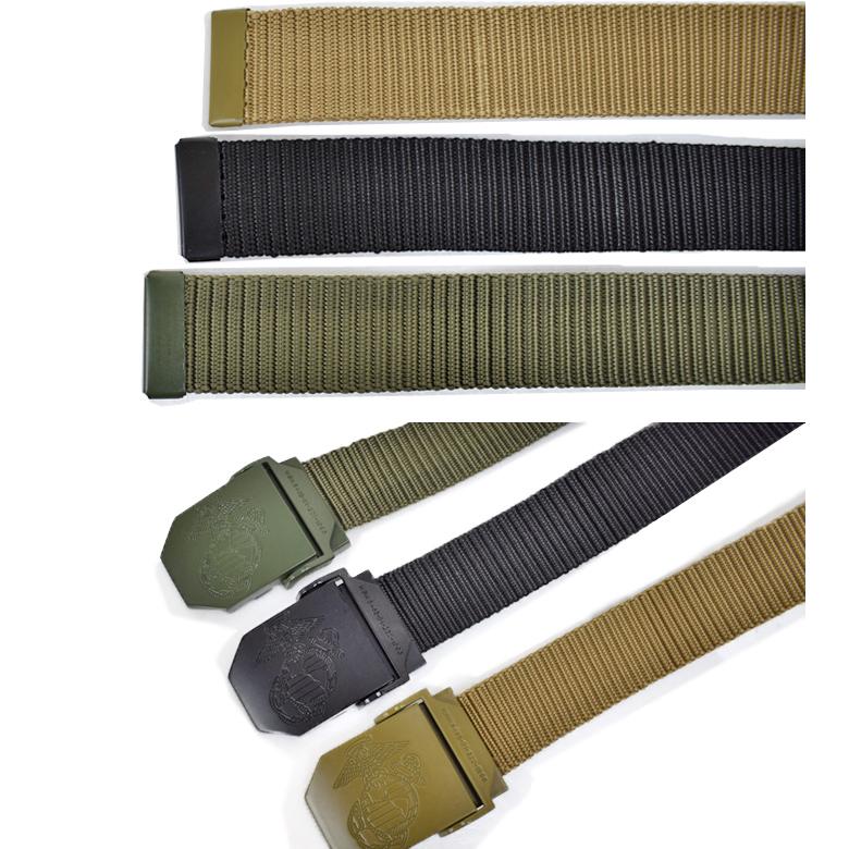 USタイプ USMC ロゴ入り ユーティリティベルト ミリタリーベルト