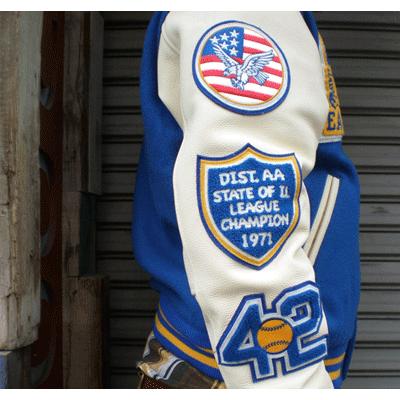 チャンピオン　champion BUDDY アワードジャケット　スタジャン Champion（チャンピオン） BUDDY 別注 アワードジャケット(EAGLES