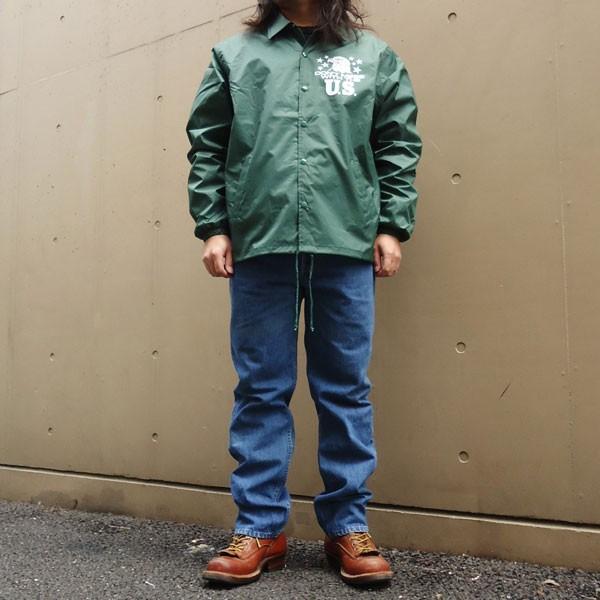 コーチジャケット BUDDY オリジナル KEEP ON TRUCKIN' ダークグリーン