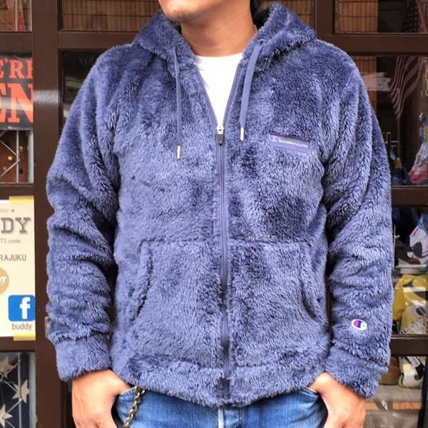 Champion（チャンピオン） ボア ジップ フード フリースジャケット
