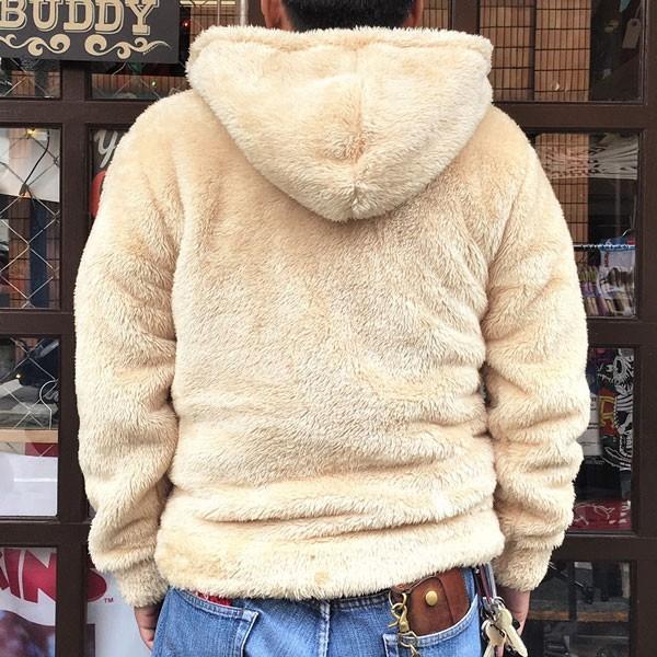 Champion×RCWBコラボ Championフリースジップパーカーベージュ Champion（チャンピオン） ボア ジップ フード フリースジャケット