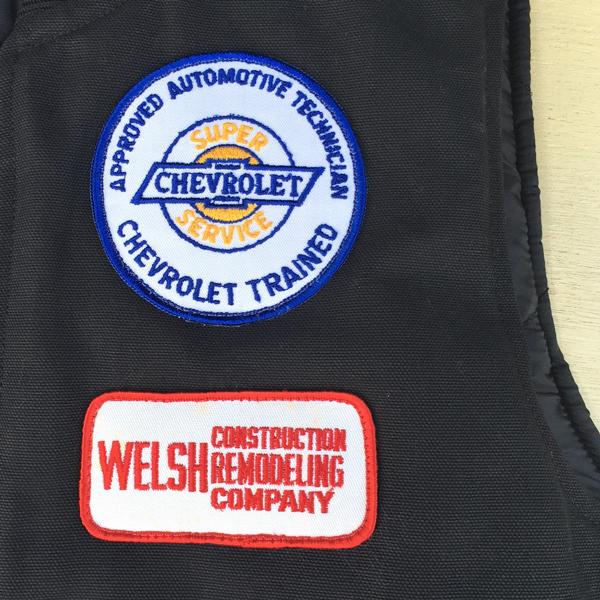 Carhartt（カーハート） ワッペン付き ダックベスト ブラック Mサイズ