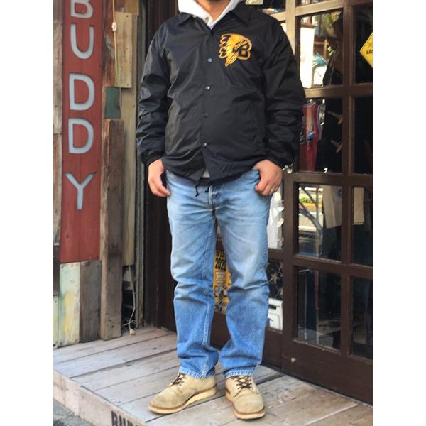 コーチジャケット BUDDY オリジナル BAKERSFIELD ブラック ウィンド