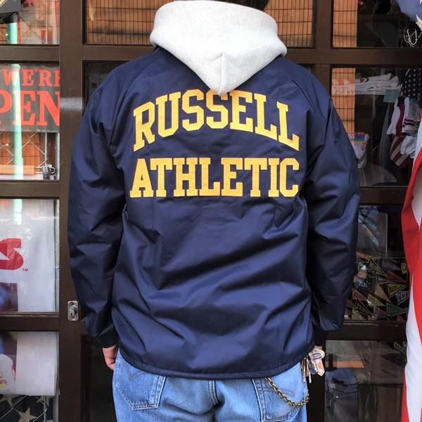 ラッセルアスレチック RUSSELL ATHLETIC コーチジャケット COACH JACKET ネイビー "GAME JACKET