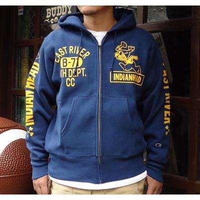 原宿 BUDDY 別注 Champion リバースウィーブ ジップパーカー Champion（チャンピオン） Champion BUDDY 別注 リバースウィーブ