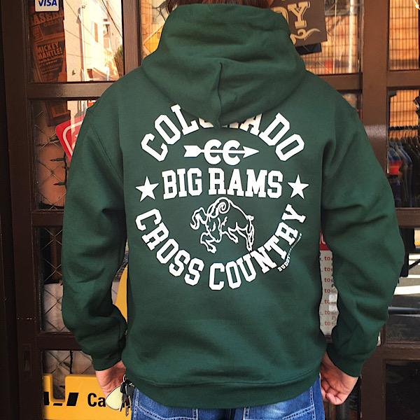プルオーバーパーカー COLORADO BIG RAMS BUDDY オリジナル ヘビー 