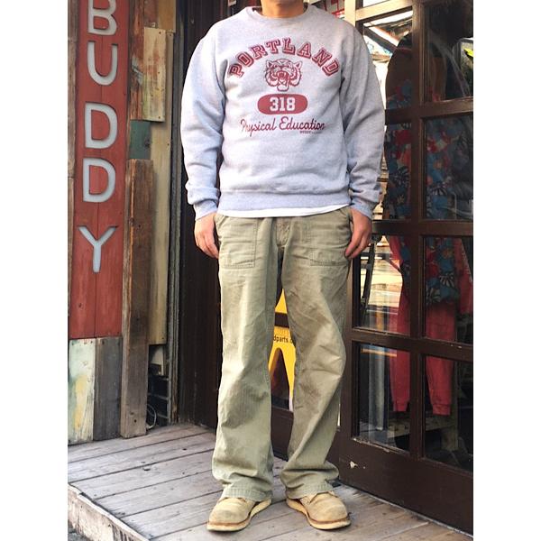 クルーネックスエット PORTLAND BUDDY オリジナル クルー スウェット