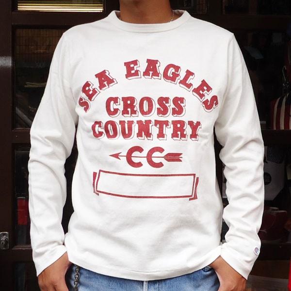 チャンピオン Champion BUDDY 別注 ロングスリーブTシャツ(FLORIDA STATE SEA EAGLES) ロチェスター 長袖 Ｔシャツ ROCHESTER LONG SLEEVE｜buddy-us-clothing