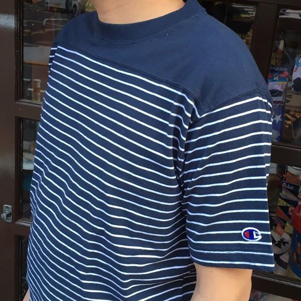 Champion（チャンピオン） ベーシックチャンピオン ボーダーTシャツ