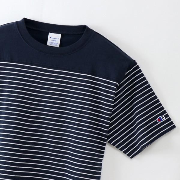 Champion（チャンピオン） ベーシックチャンピオン ボーダーTシャツ