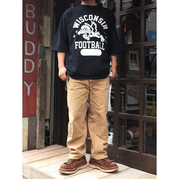 フットボールシャツ BUDDY オリジナル ハーフスリーブ WISCONSIN フットボールシャツ BUDDY オリジナル ハーフスリーブ WISCONSIN