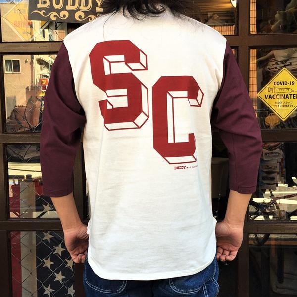 7分袖 Tシャツ SOUTHERN CALIFORNIA ベースボールシャツ