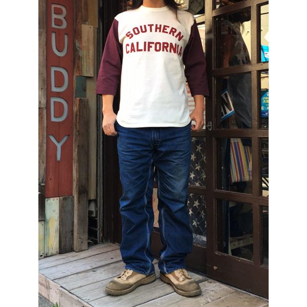 7分袖 Tシャツ SOUTHERN CALIFORNIA ベースボールシャツ