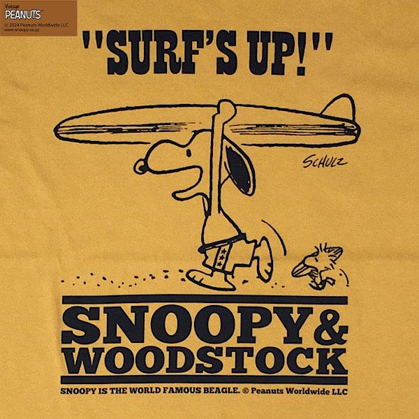 SNOOPY（スヌーピー） SNOOPY WOODSTOCK Tシャツ PEANUTS SURF CLUB