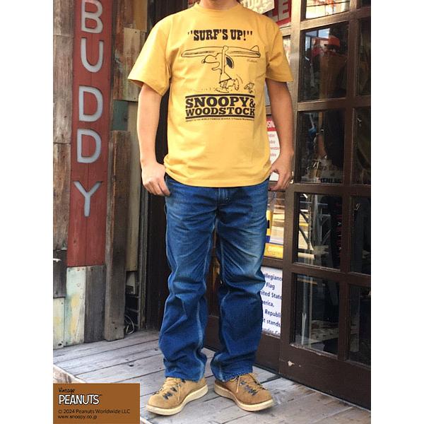 SNOOPY（スヌーピー） SNOOPY WOODSTOCK Tシャツ PEANUTS SURF CLUB 