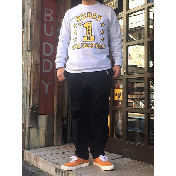 BUDDY オリジナル SPRINGFORD ナイロンパンツ ブラック アメカジ