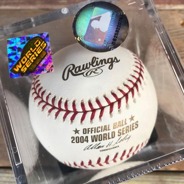 【当時物】2004 MLB World Series 公式球 Rawlings Rawlings オフィシャルボール 04 ワールドシリーズ OFFICIAL BALL 2004