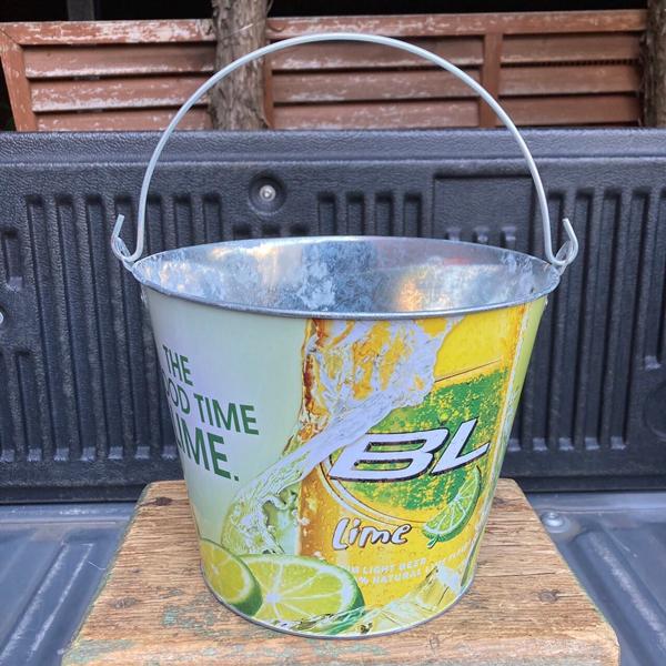 Bud Light Lime Metal Bucket