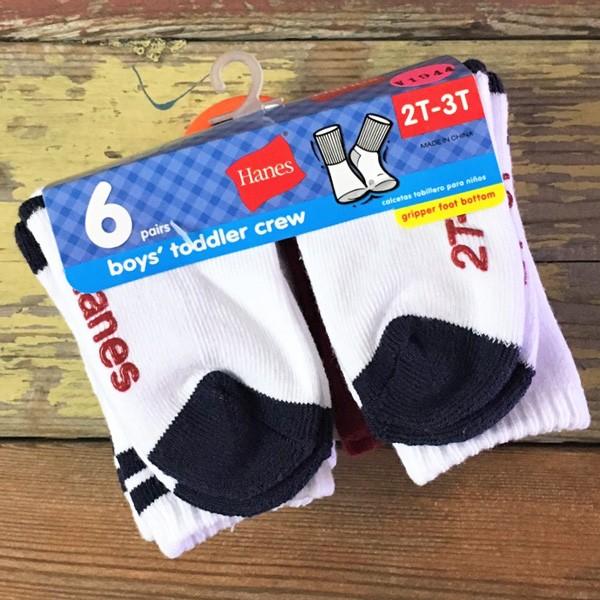Hanes（ヘインズ） キッズ ベビー ソックス Hanes KIDS SOCKS 2T-3T