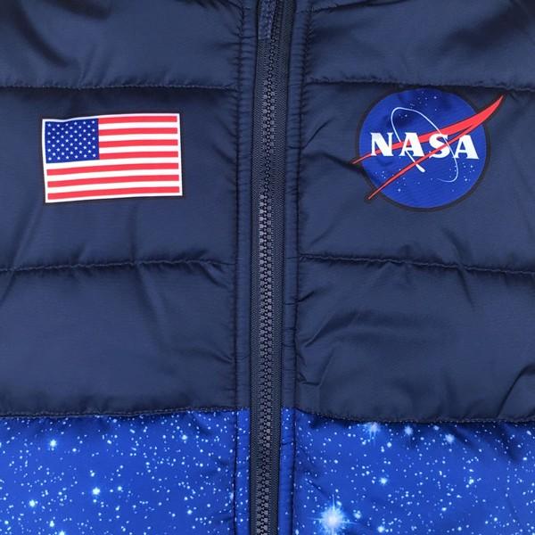 NASA アメリカ航空宇宙局 ナサ キッズ フード付きウィンタージャケット 