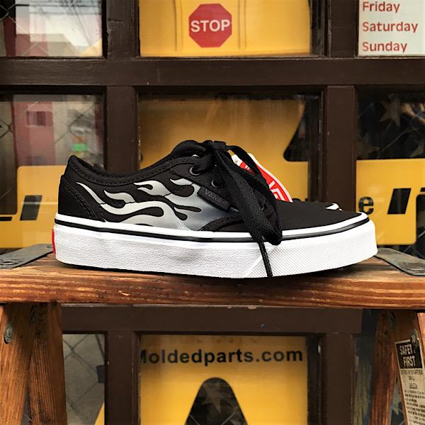 VANS KIDS ヴァンズ USA企画 18.5cm Faded Flame Black VANS KIDS ヴァンズ USA企画 18.5cm Faded Flame Black