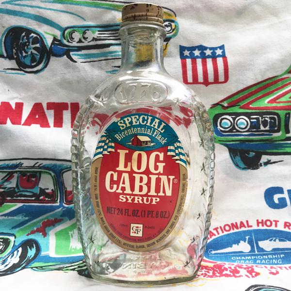 1950年代ヴィンテージログキャビン・シロップディスペンサー KT0002 ビンテージ 70年代 LOG CABIN SYRUP EMPTY BOTTLE ログキャビン