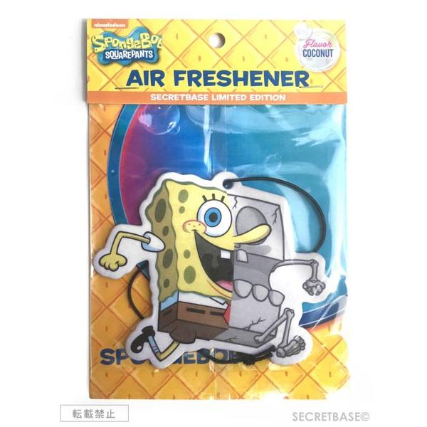 スポンジ ボブ エアフレッシュナー SPONGE BOB AIR FRESHENER シークレットベース SECRETBASE TOKYO