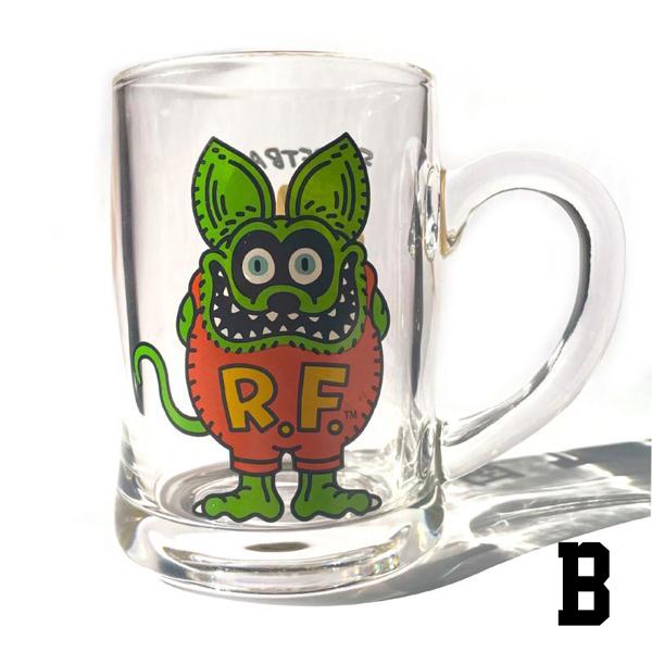 RAT FINK ラットフィンク ORIGINAL GLASS MUG グラス マグカップ RAT FINK ラットフィンク ORIGINAL GLASS MUG グラス マグカップ