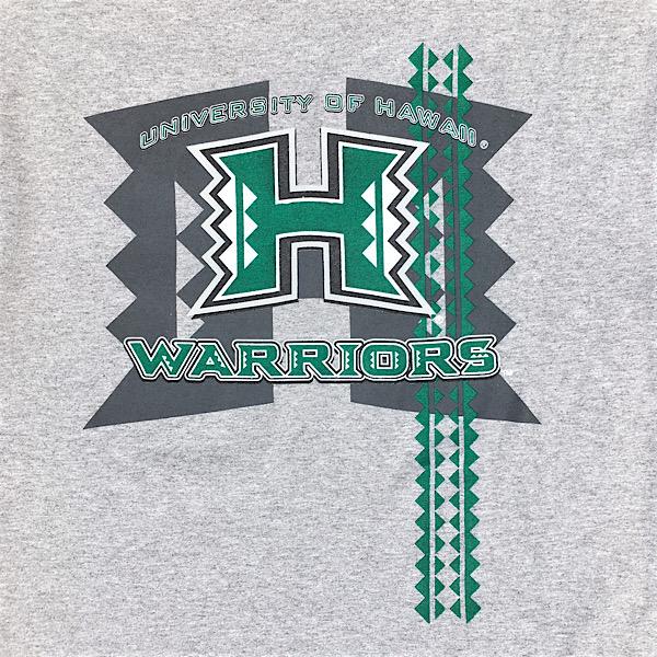 USED University of Hawaii WARRIORS ハワイ大学 ウォリアーズ T