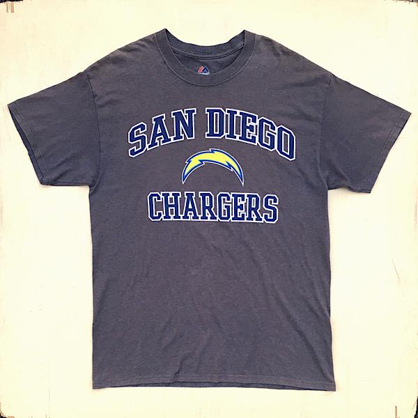 USED NFL SAN DIEGO CHARGERS 古着Ｔシャツ Lサイズ アメリカ サンディエゴ チャージャーズ アメフト Majrstic マジェスティック アメリカンフットボール｜buddy-us-clothing｜03