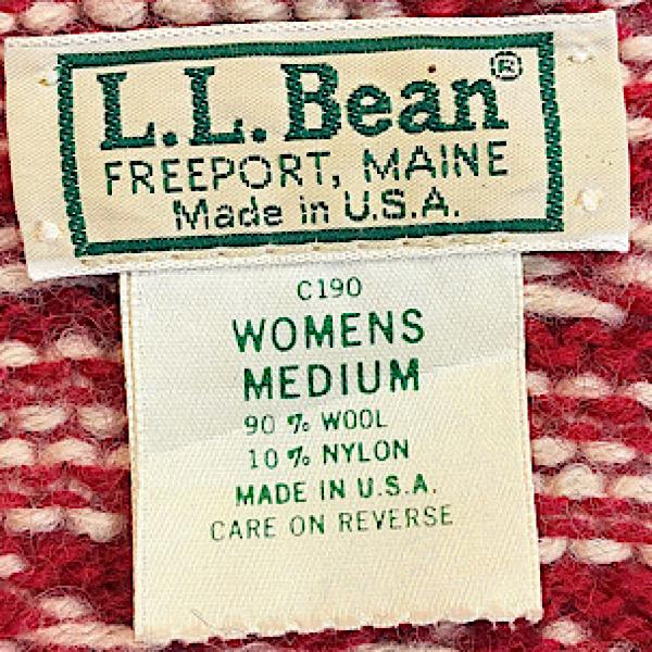 L.L.Bean（エルエルビーン） USED L.L.BEAN レディース ノルディック柄