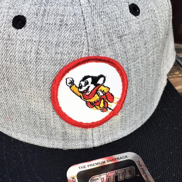 Otto Mighty Mouse マイティ マウス ビンテージ ワッペン ヘザー Otto Mighty Mouse マイティ マウス ビンテージ ワッペン ヘザー