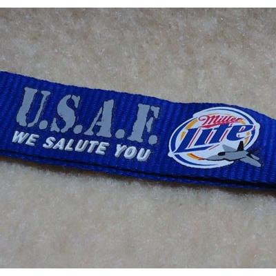 Miller Lite BEER×U.S.A.F. カラビナ/ミラービール×アメリカ合衆国空軍 カラビナ付きキーホルダー ネイビー｜buddy-us-clothing｜03