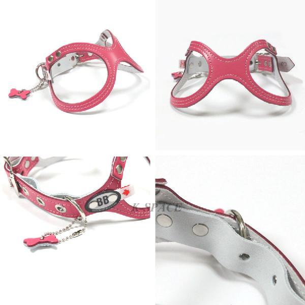 バディベルト ピンク ハーネス・胴輪セット 胴輪 ハーネス バディベルト 7号 ホットピンク HOT PINK BUDDY BELT