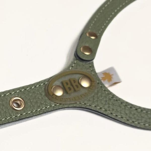 バディーベルト ハーネス 3.5号 セージ Sage 小型犬 ペット レザー 本