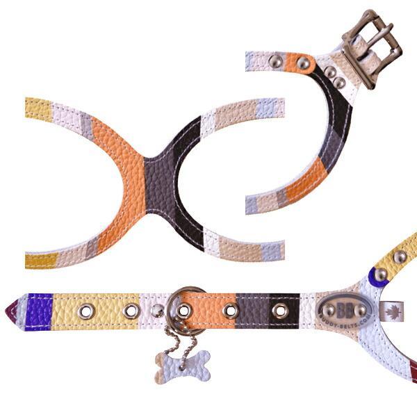 バディーベルト ハーネス 4号 モッド Mod 小型犬 ペット レザー 本革 BUDDYBELT バディベルト 犬用 胴輪 リングハーネス メガネハー_1