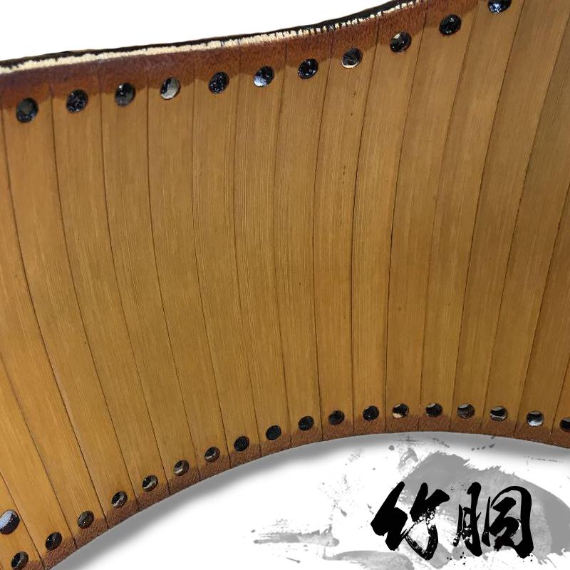 剣道 防具 胴台 竹胴 本漆 変り塗 60本 紅溜紅葉塗 日本製 名前入 3