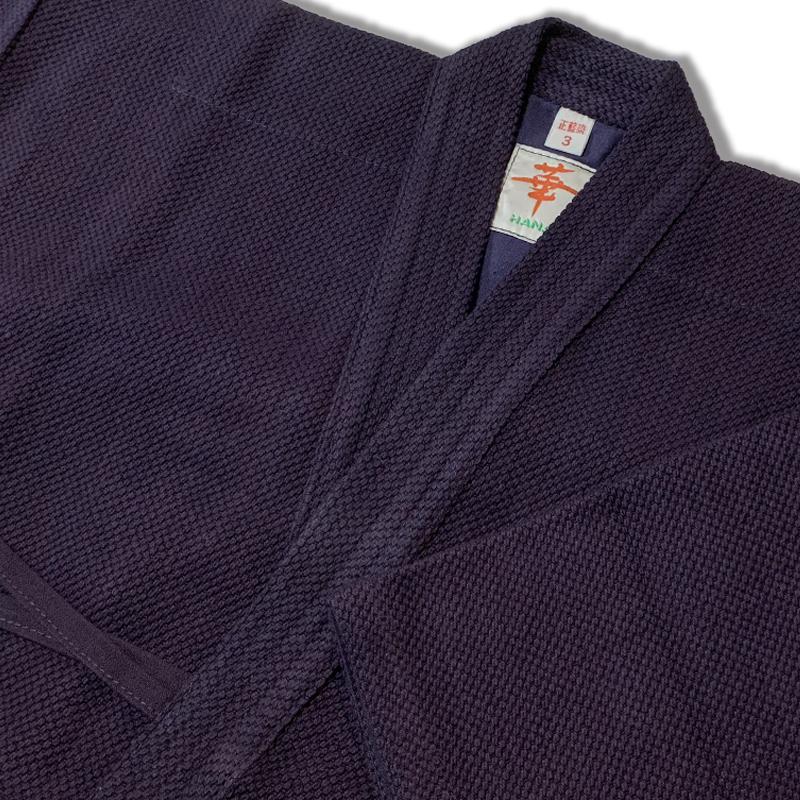 剣道 正藍染 一重 剣道着 華 一剣 総刺 ウォッシュ加工 刺繍無料