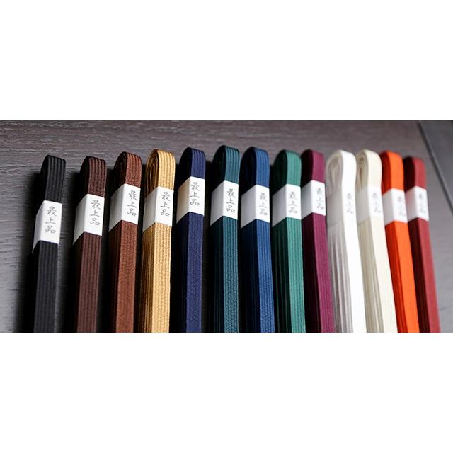 下緒 刀剣用 (真剣 居合刀) 人絹製 角朝風下緒 脇差用 約110cm 全13色|budogutozando|03
