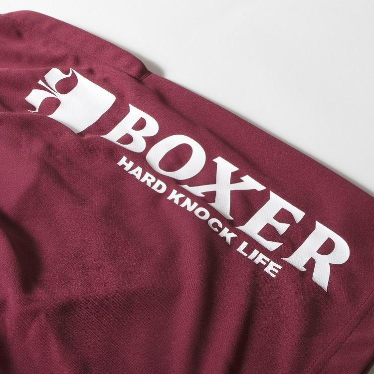 格闘技パンツ BOXERドライショーツ 黒 バーガンディー ボクサー boxer