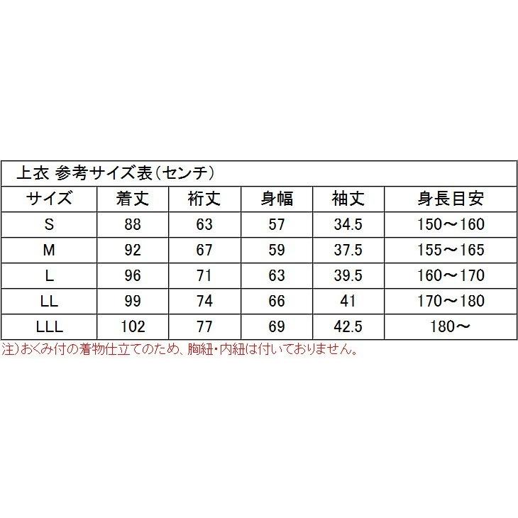 居合道 紋付 テトロン居合道衣「克」（紋付用着物袖）+【京都西陣仕立】最高級居合道縞袴セット_7