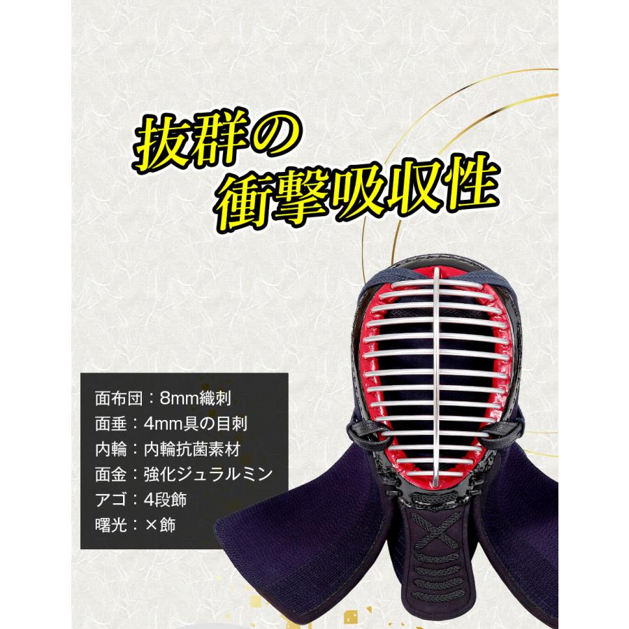 東山堂 「光山 -KOZAN-」8mm織刺剣道防具 セット : 東山堂 Yahoo!店
