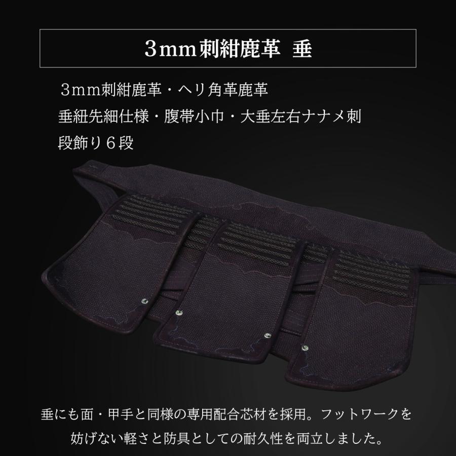 [新入生応援特価]剣道 防具セット 全剣連新規則対応  『A-1α MARK-X』3mm紺革 軽量型 剣道防具セットの画像