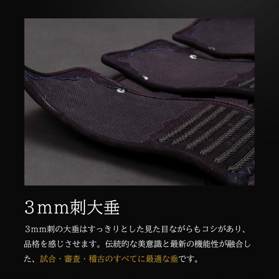 [新入生応援特価]剣道 防具セット 全剣連新規則対応  『A-1α MARK-X』3mm紺革 軽量型 剣道防具セットの画像
